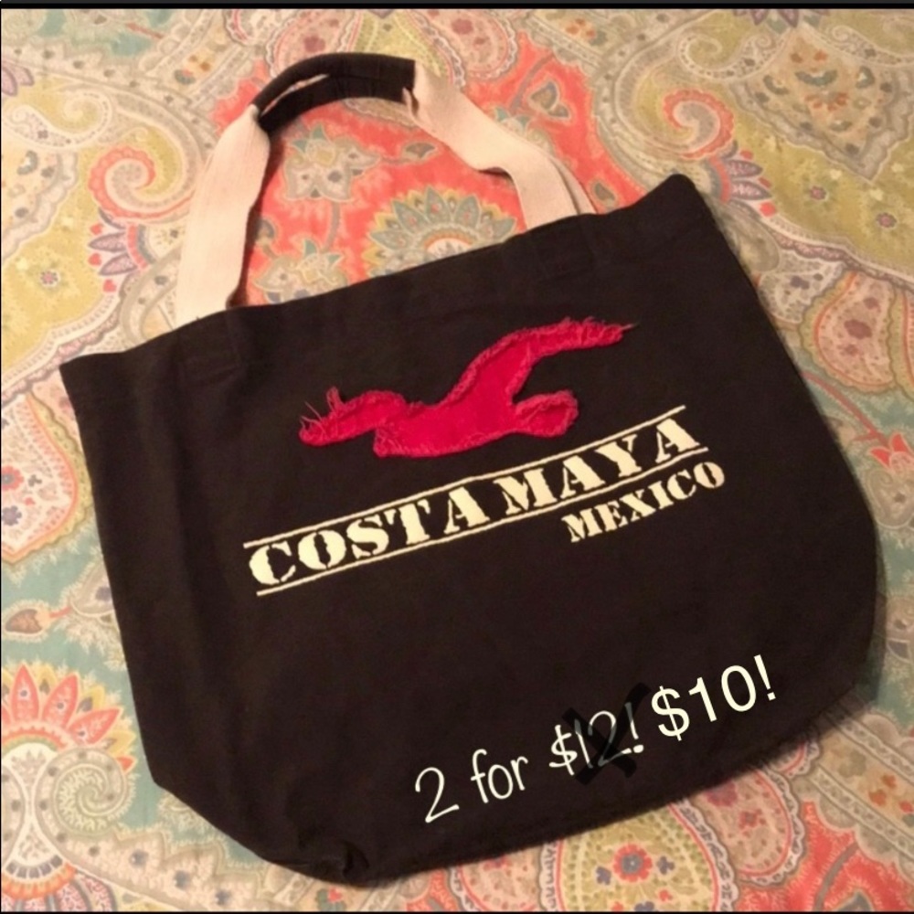 🚫SOLD🚫 2/$10 Costa Maya, Mexico Tote Bag 💥LAST CHANCE💥